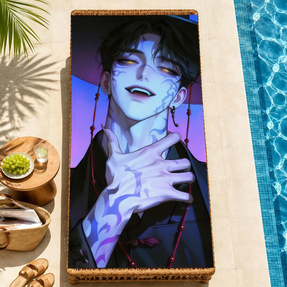 anime k-k-popS soft Beach Towel Trip swim d-demonS Pool bath h-hunters-S Gym M-Mira R-Rumi home room Z-Zoey meme Decor Gift