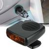 12/24V 200W Portatile Auto Auto Riscaldatore Sbrinatore Disappannatore Riscaldatore Elettrico Parabrezza Rotazione di 360 Gradi ABS Riscaldamento Ventola di raffreddamento