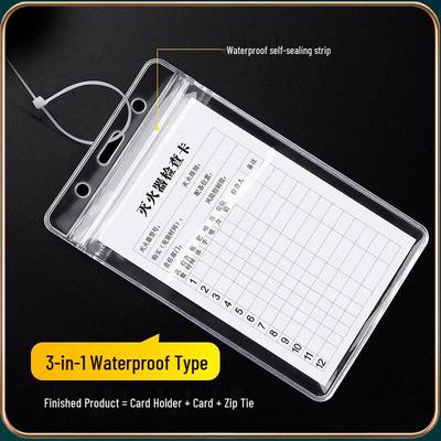 Fire Extinguisher Inspection Card Set