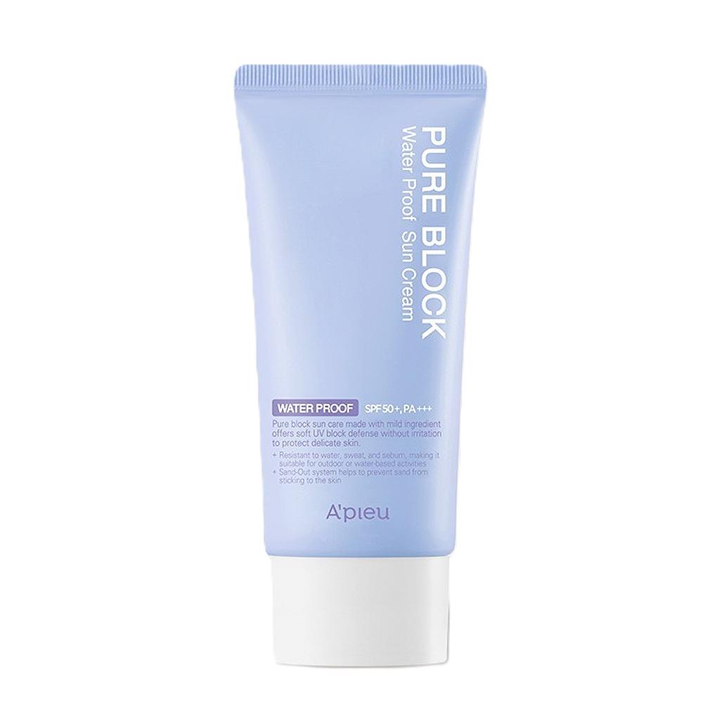 A'PIEU Pure Block Natural Waterproof Sun Cream SPF50+ PA+++ 50ml