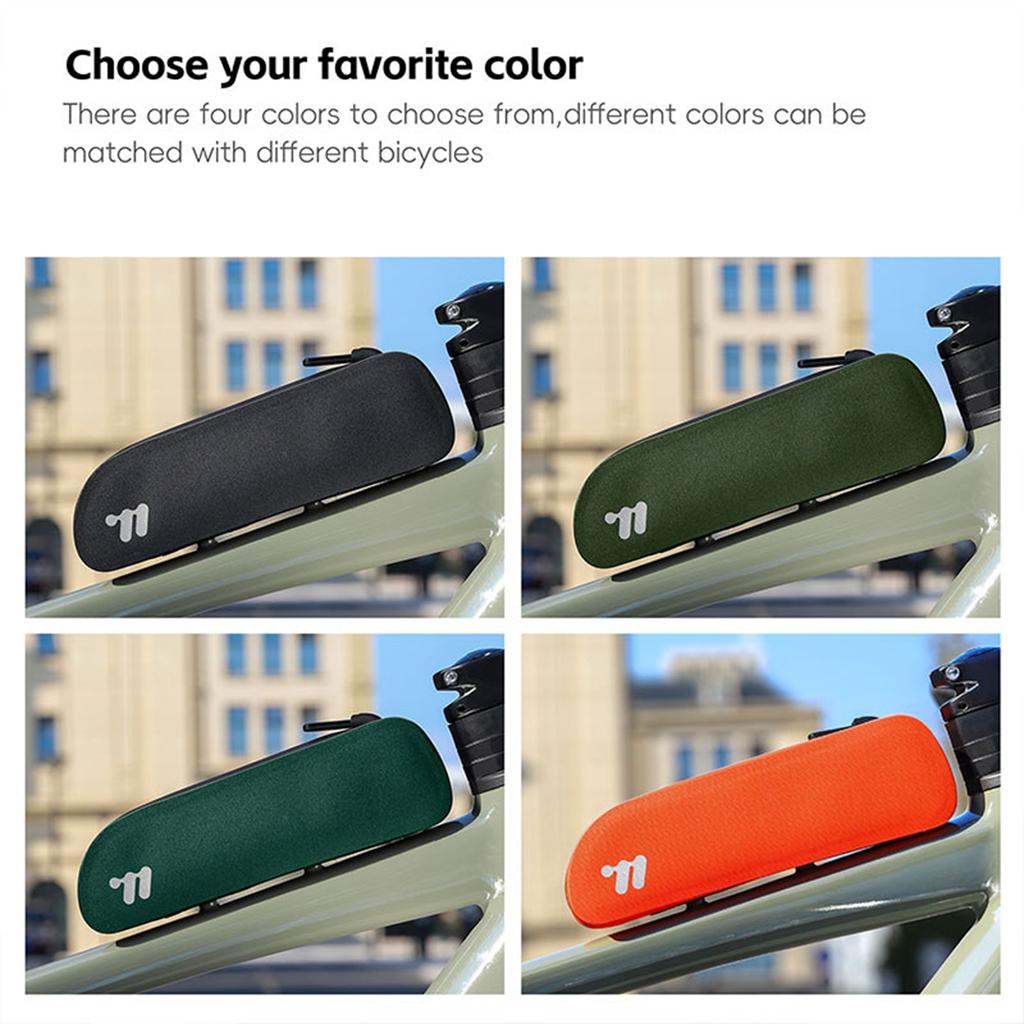 Mountain Frame Bag Road Bike Frame Bag Wind Cutting Design Water Resistant Secure Fit 90g Lightweight Bicycle Bags for