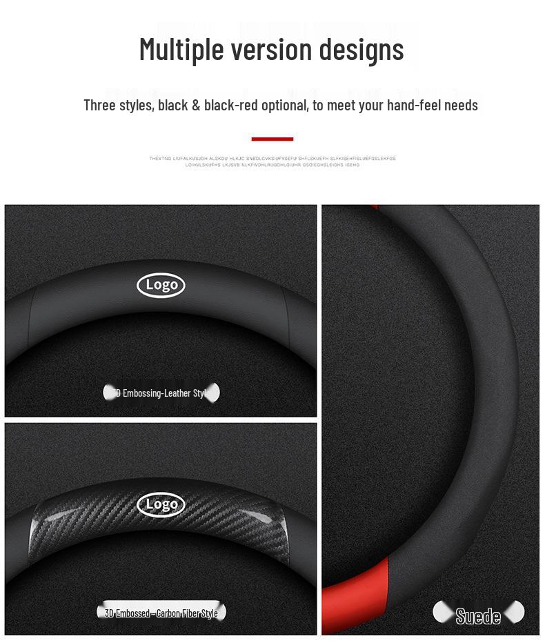 Universal Suede Steering Wheel Cover for NIO ES6, ES7, EC7, ET5, ET7 - Four Season, Ultra-Thin Design