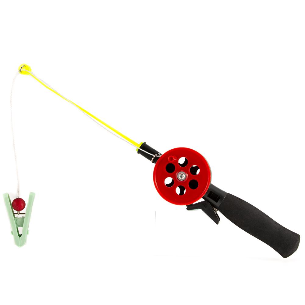 Buy 34cm Shrimp Crab Fishing Rod W/ Clip Winter Outdoor Ice Fishing