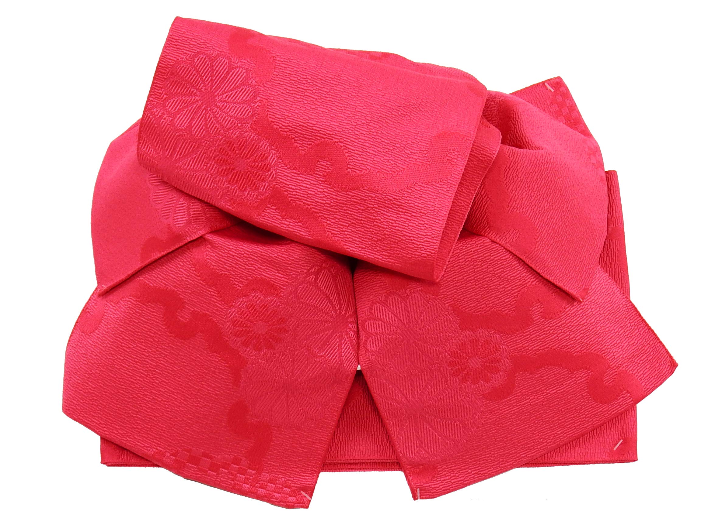 

Tsubame knot made variable woven yukata 7 types in total Cherry with snowflakes [Sara] obi, weave, pattern, obi, her-240 -,B