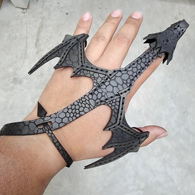 Adjustable Cosplay Leather Dragon Bracelet Stylish Arm Band Unique Jewelry Gift