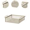 Underwear Organizer Drawer Style Carbon Steel Sliding Drawer Storage Basket for Closet Shelf Bedroom