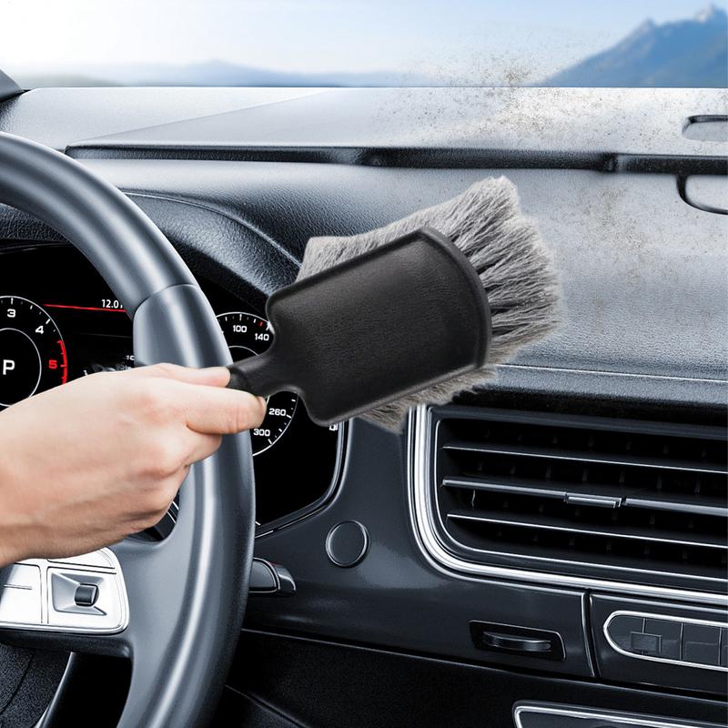 Car Tire Brush Tire Brush For Car Detailing No Scratch Long Bristle Scrubber Detailing Tools Cleaning Supplies For Auto Truck