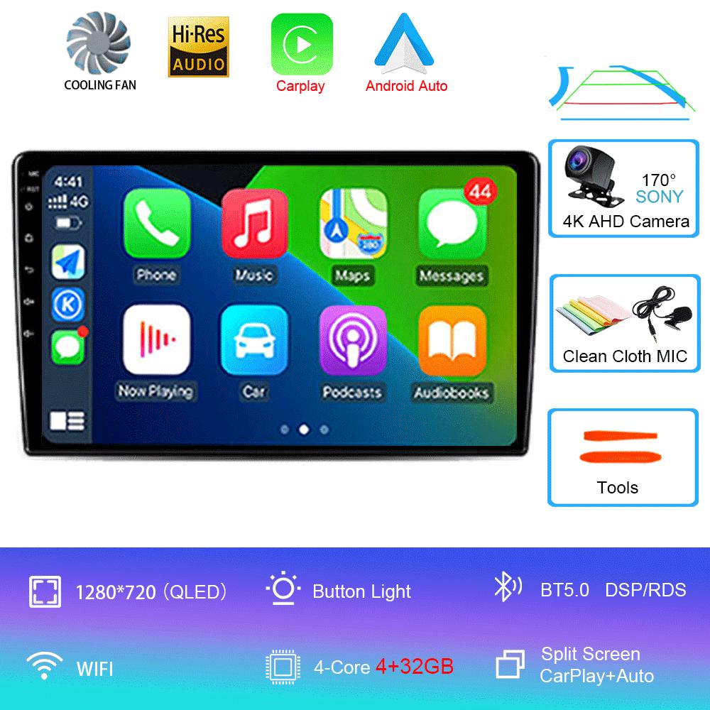 For VW/Volkswagen Golf Polo Tiguan Passat B7 b6/SEAT Leon Skoda Octavia Alhambra 2013 Radio GPS Android 14 Car Multimedia Player