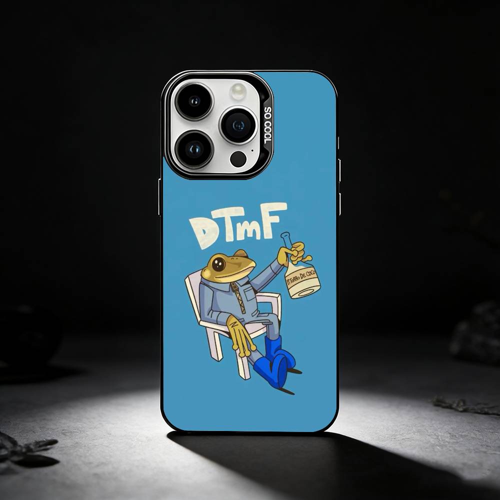 B-Bad B-Bunnys DTMF Phone Case For iPhone 17,16,15,14,13,12,11 Plus,Pro Max,XS,Colored silver phone case iPhone12PRO