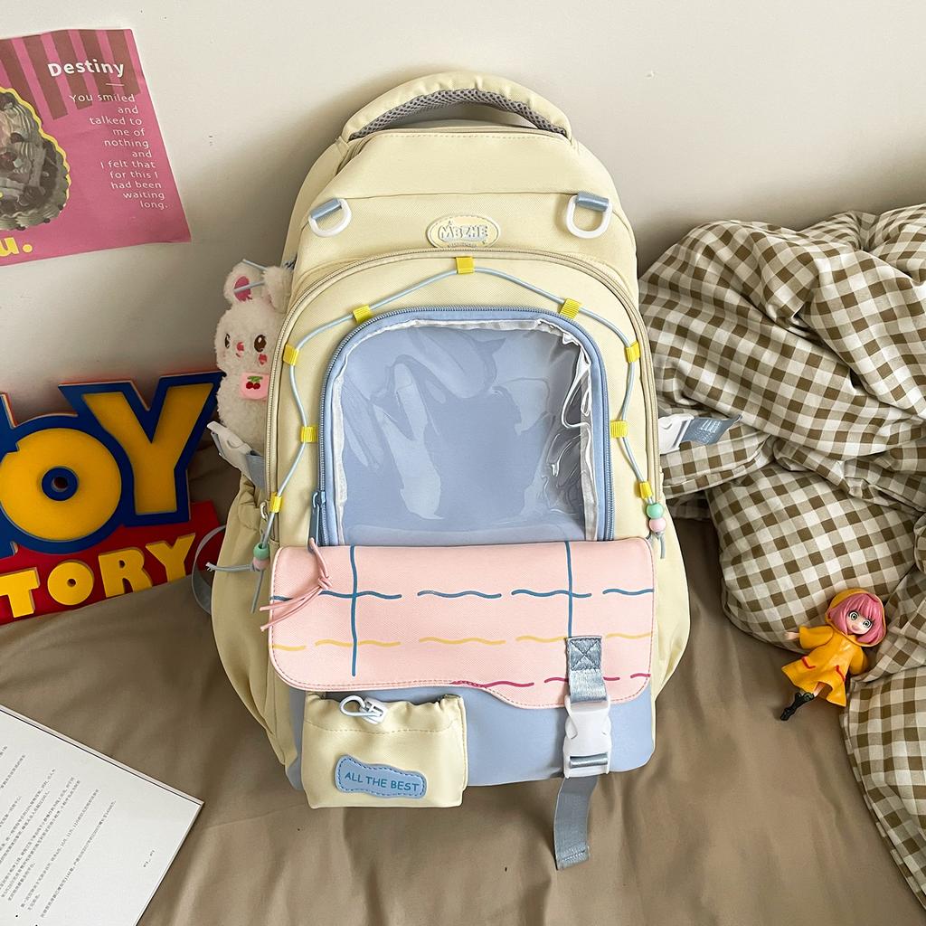 Fresh, Sweet and Cute, Junior High School Students, High Value, Simple, Lightweight, Versatile and Large Capacity