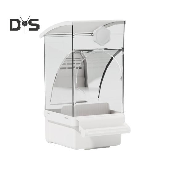 

Годівниця для птахів Прозорий дизайн Велика місткість Стійкий до атмосферних впливів Пилонепроникна Годівниця для колібрі Легка установка білий