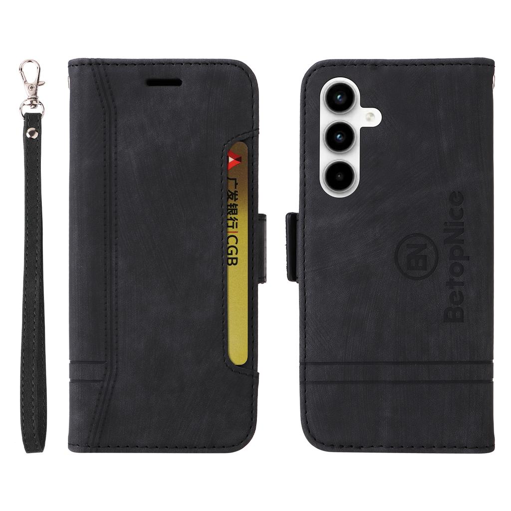 BETOPNICE 001 for Samsung Galaxy A35 5G Cell Phone Case Leather Wallet Card Slots Cover