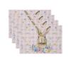 Heat-Resistant Stain-Proof Linen Party Placemats - Festival Collection
