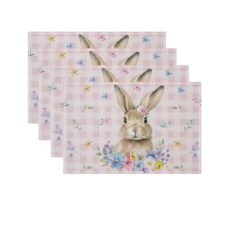 Heat-Resistant Stain-Proof Linen Party Placemats - Festival Collection