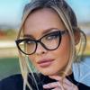 Women Fashion Cat Eye Anti Blue Light Glasses Cat Eye Black Frame Blue Light Blocking Computer Clear Lens Eyewear Eyeglasses