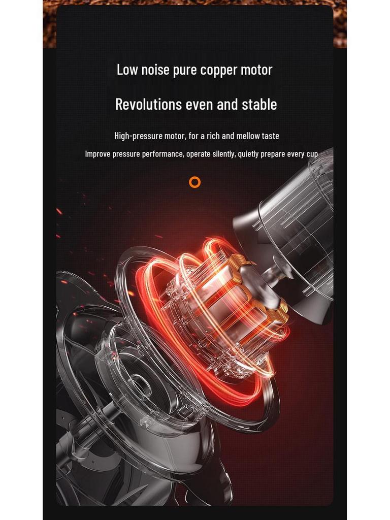Wireless Portable Electric Coffee Grinder with USB Charging and Adjustable Coarseness