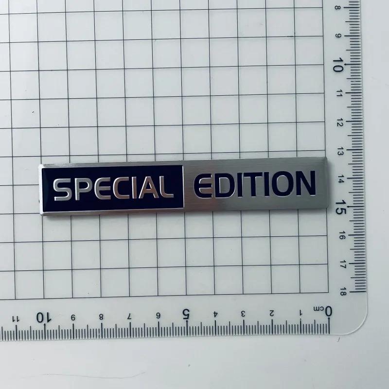 3D Metal Aluminium Silver Black Logo LIMITED EDITION Emblem Car Fender Badge Trunk Decal LIMITED EDITION Stikcer Accessories