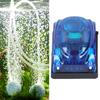 Powerful Fish Tank Air Pump Quiet Operation Double Outlets with Bubble Stone Aquarium Supplies