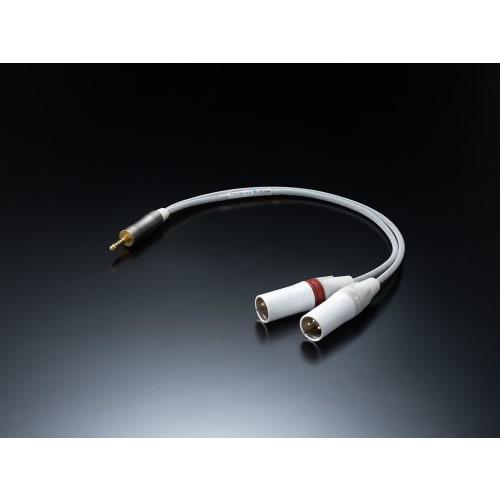 TOP WING White Barrel II 4.4 to XLRM 40cm 4.4mm to 3-pin XLR x 2 Balanced Conversion Cable