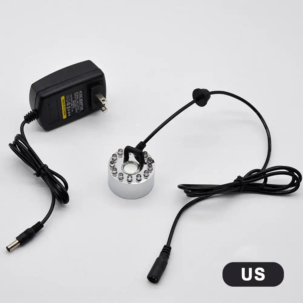 Halloween LED Water Fountain Pond Fogger Mini Mist Maker Fogger Pond Garden Nebulizer For Halloween Christmas Party Decoration