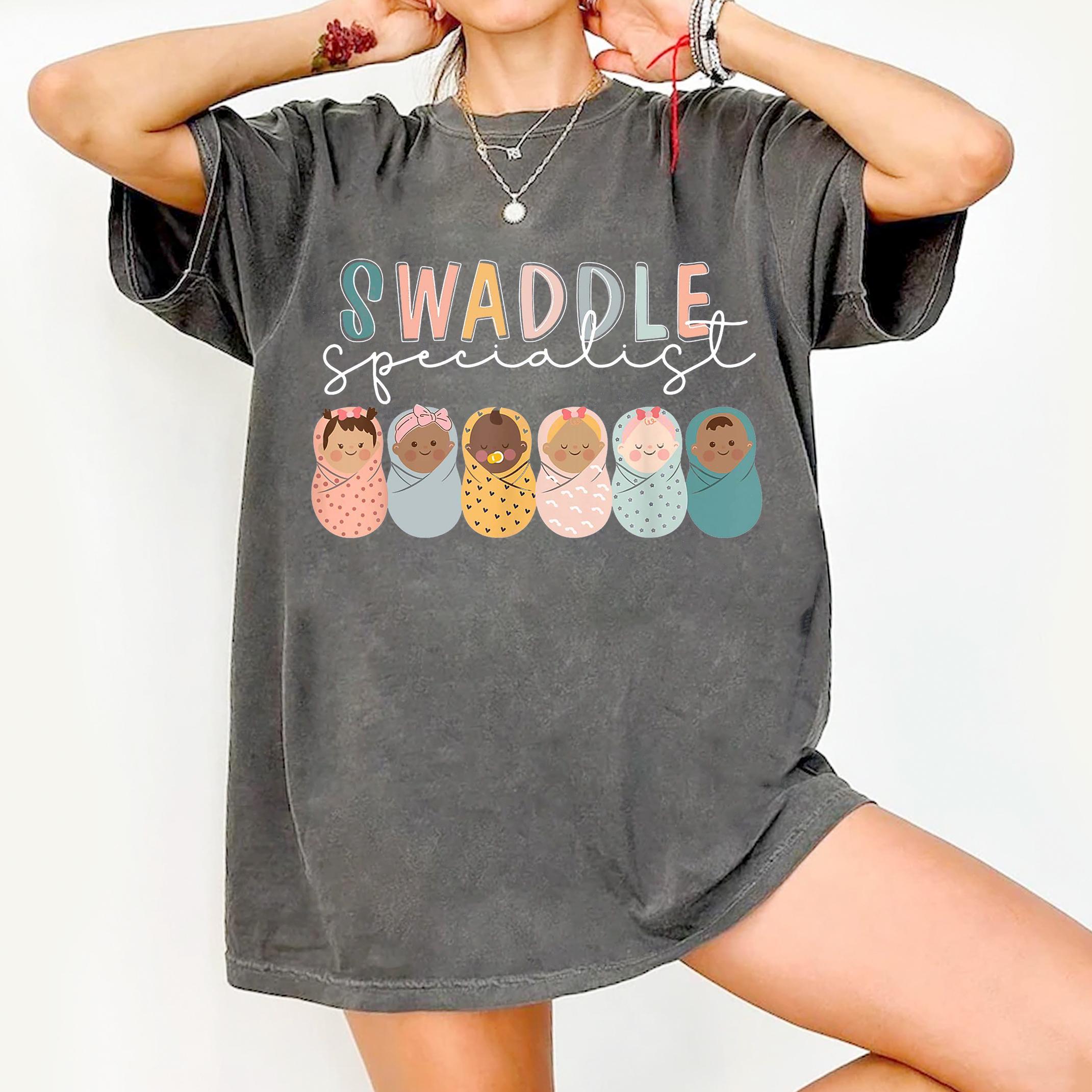 

Streetwear Funny Swaddle Specialist T Shirt Women Unisex Cotton Tee Casual Summer Oversized Summer Short Sleeve Meme Loose Gift Top 4XL