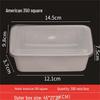 Disposable American Style Rectangular Takeout Boxes