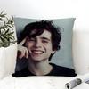 Junger Schauspieler Star T-Timothee C-Chalamet Kissenbezug Leinenkissenbezug Sofa Heimdeko Kissenbezug Kissenhülle