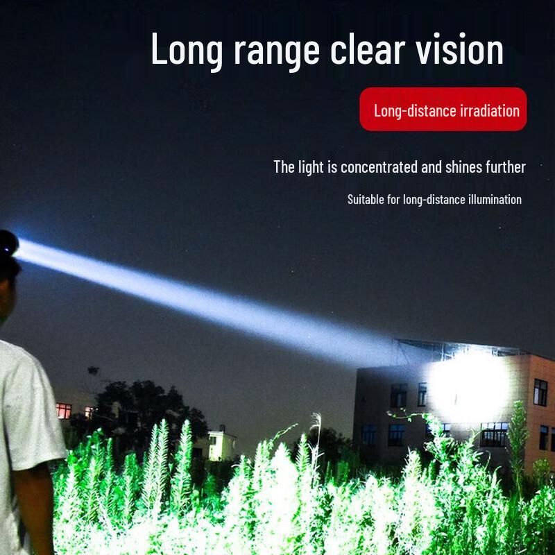 Pailide JN808 White Laser Rechargeable Zoom Headlamp