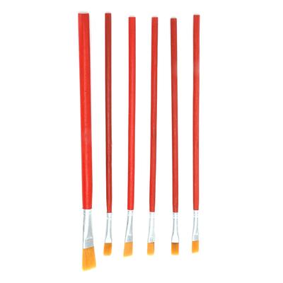 6 Stück Pinselset Multifunktional Anti-Haarung Borsten Aquarellmalpinsel für Maler