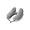 Storage Bag Travel Neck Pillow Soft Velour Cover H-Shaped Neck Pillow  Airplane Use