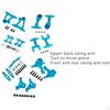 for TT02 1:10 Scale monster Truck Car Hobby Model DIY Modification Accessories Blue