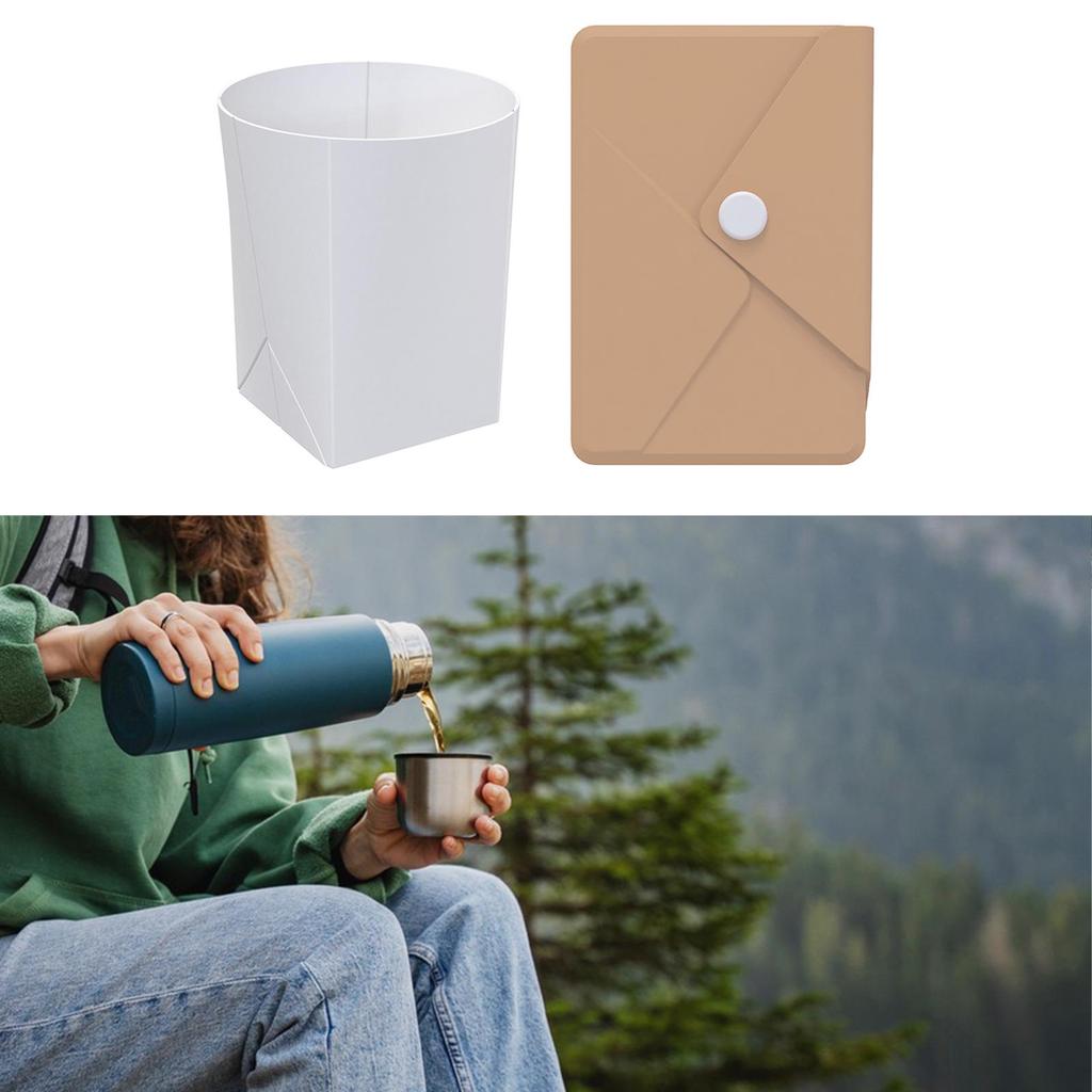 Folding Silicone Cup Reusable Mug Folding Cup for Camping Gym Hiking