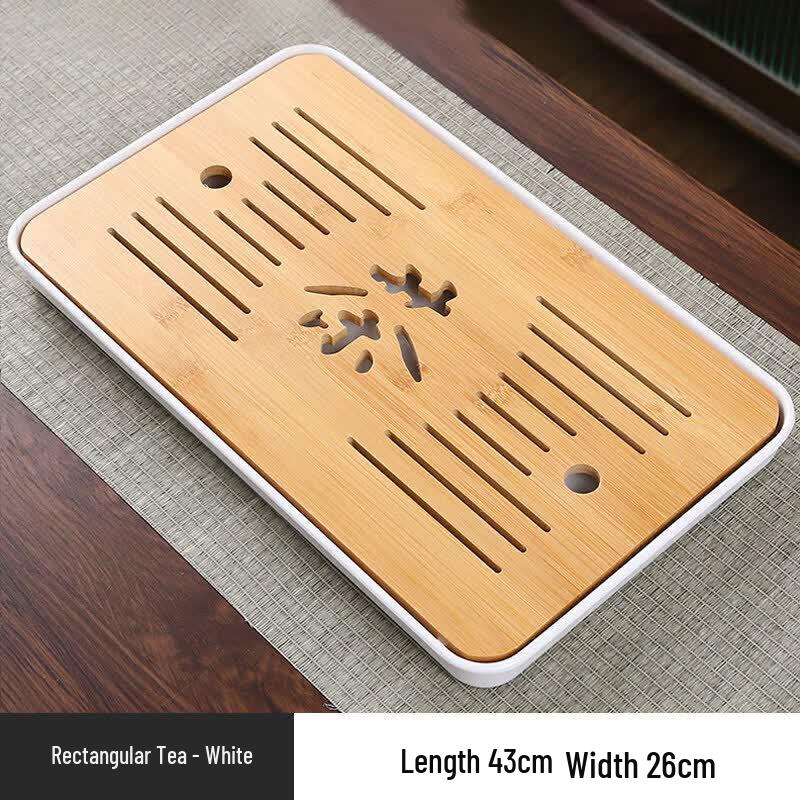 Modern Bamboo Tea Tray