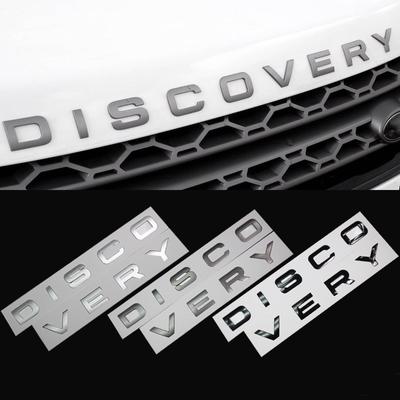 Písmena ABS Discovery s logem na přední kapotě, emblémem na krytu zadní části kufru, nálepkou s logem na auto, stylingovými doplňky