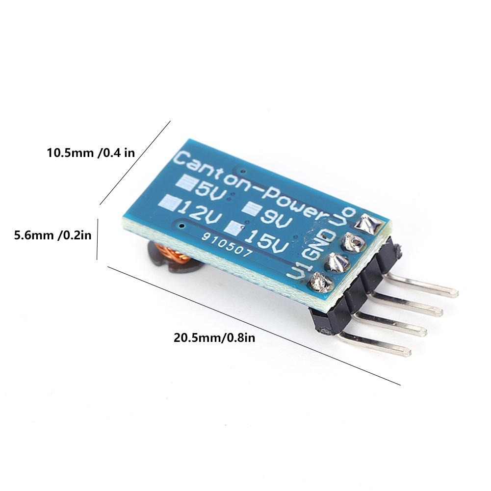2Pcs Step up Module UltraSmall Boost Voltage Conversion Board DC DC 3.3V 3.7V 4.5V 5V to 12V