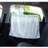 Perdeaua mașinii Umbrelă de soare Tesatura de desene animate Cremă solară Izolație termică Blackout Cortina interioară drăguță