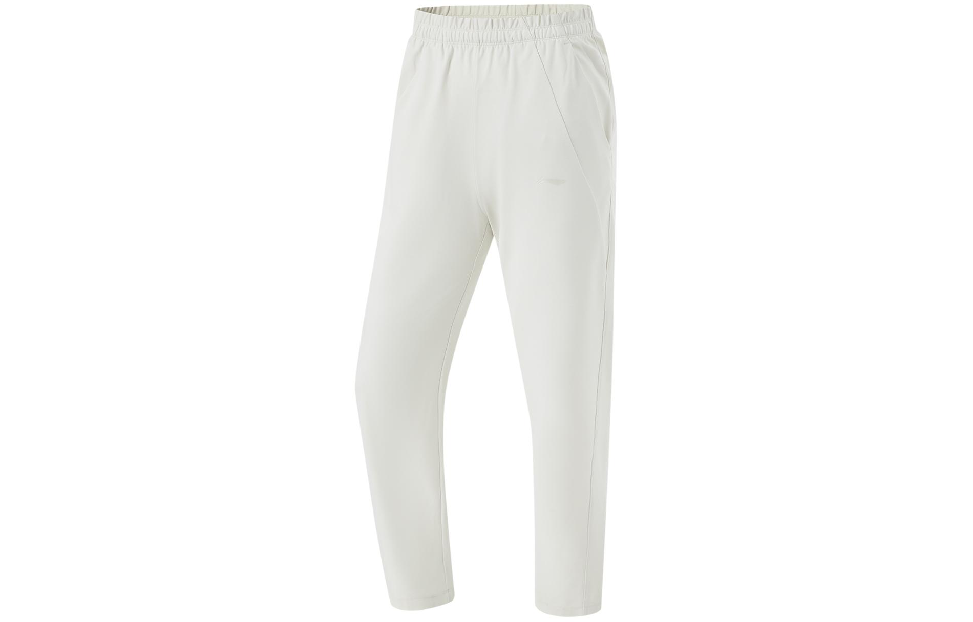 Li Ning Fitness Series Sports Pants Women s Silver Birch Gray AKLU490-2 XL