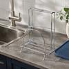 Countertop Cutting Board Organizer Stainless Steel Chopping Storage Rack And Knife Holder for Kitchen Countertop, Vertical Drain Stand Boards