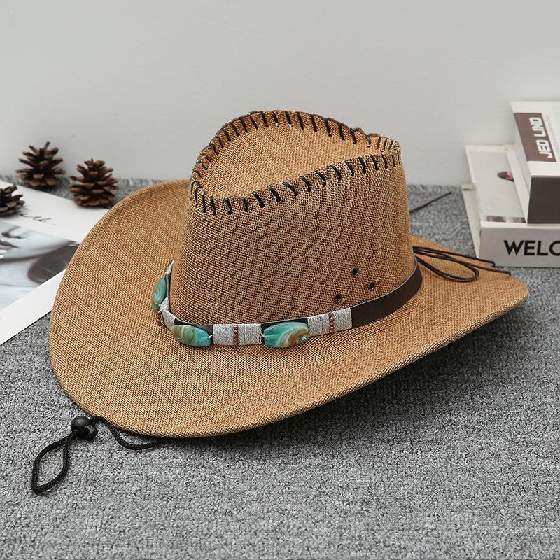 JYL TS DIY Хепберн Соломенная Шляпа Летняя Пляжная Кепка Плетеная Солома lightcoffee небесно-синий