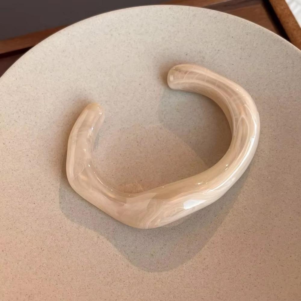 Unregelmäßiges Geometrisches Offenes Armband Mehrfarbig Texturiert Armreif Einfache Manschettenarmbänder Damenschmuck