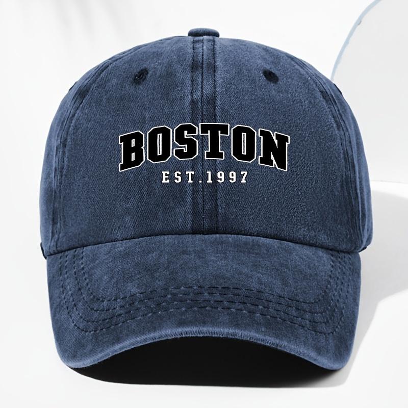 Boston 1997 Vintage Washed Baseball Cap Adjustable Trucker Hat