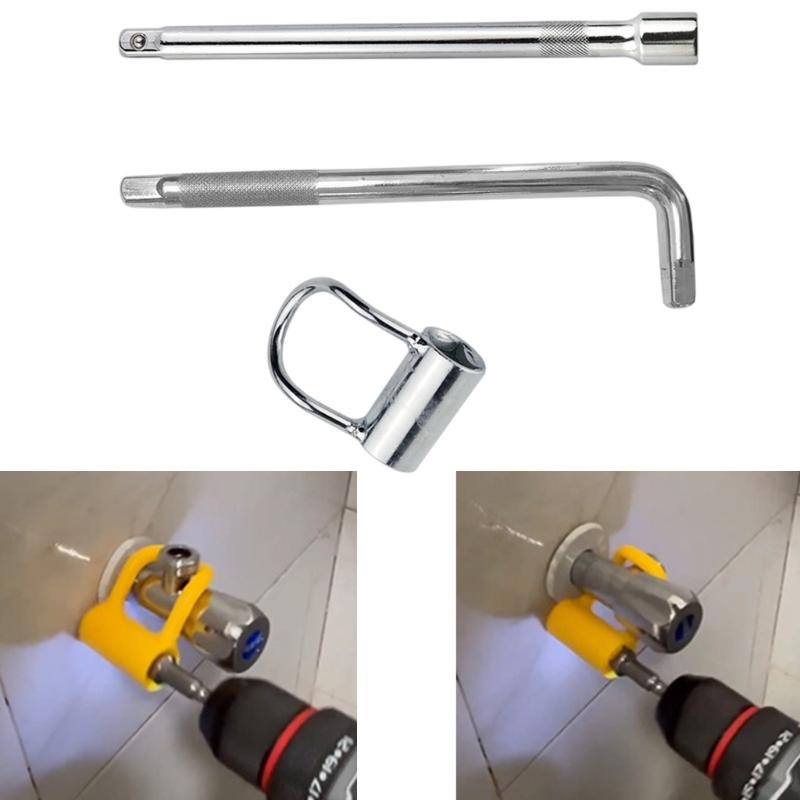 Multipurpose Alloy Steel Angle Valves Spanner For 1/2Inch And 3/4Inch Pipe Delicate Design For Narrow Installations