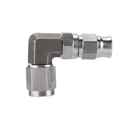90 Degrees  AN3 Turbocharger Hose Fitting Joint Stainless Steel Corrosion Resistance for Car