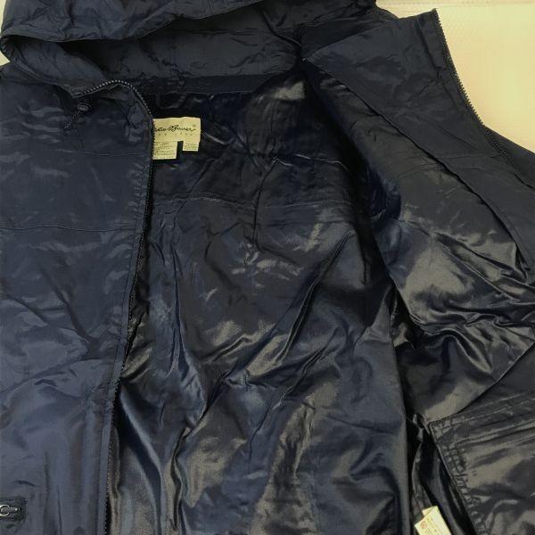 Eddie Bauer 90s Vintage Mountain Parka Women’s XS Navy Nylon Hoodie Coat(USED)