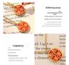 Ethnic Double Happiness Pendant Necklace, 18K Gold Plated Titanium Steel Clavicle Chain