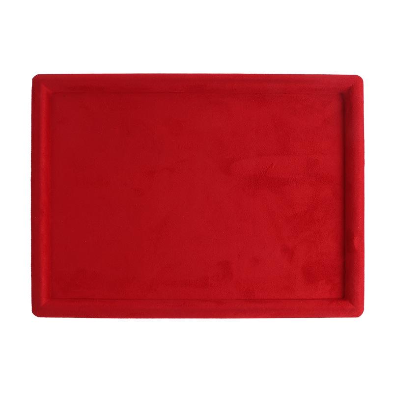 Velvet Jewelry Display Tray for High-End Accessories and Live Broadcast Props