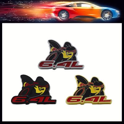 3D Premium 6.4L Super Bee for bil Panser Skjerm bakluke Bakpanser Navneskilt Dekal Emblem Merke Klistremerke