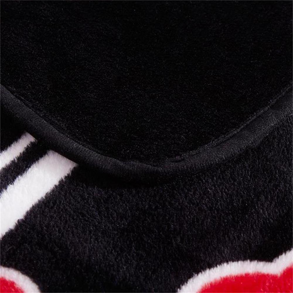 Weiche, warme Korallen-Fleece-Plüsch-Überwurfdecke, 120 x 150 cm