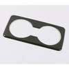 For Mazda 3 Axela Sedan BP   Stainless Steel Rear Seat Drink Cup Holder Chrome Trim Cover Bezel Surround Frame Styling