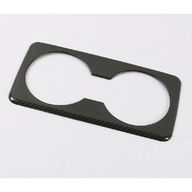 For Mazda 3 Axela Sedan BP   Stainless Steel Rear Seat Drink Cup Holder Chrome Trim Cover Bezel Surround Frame Styling